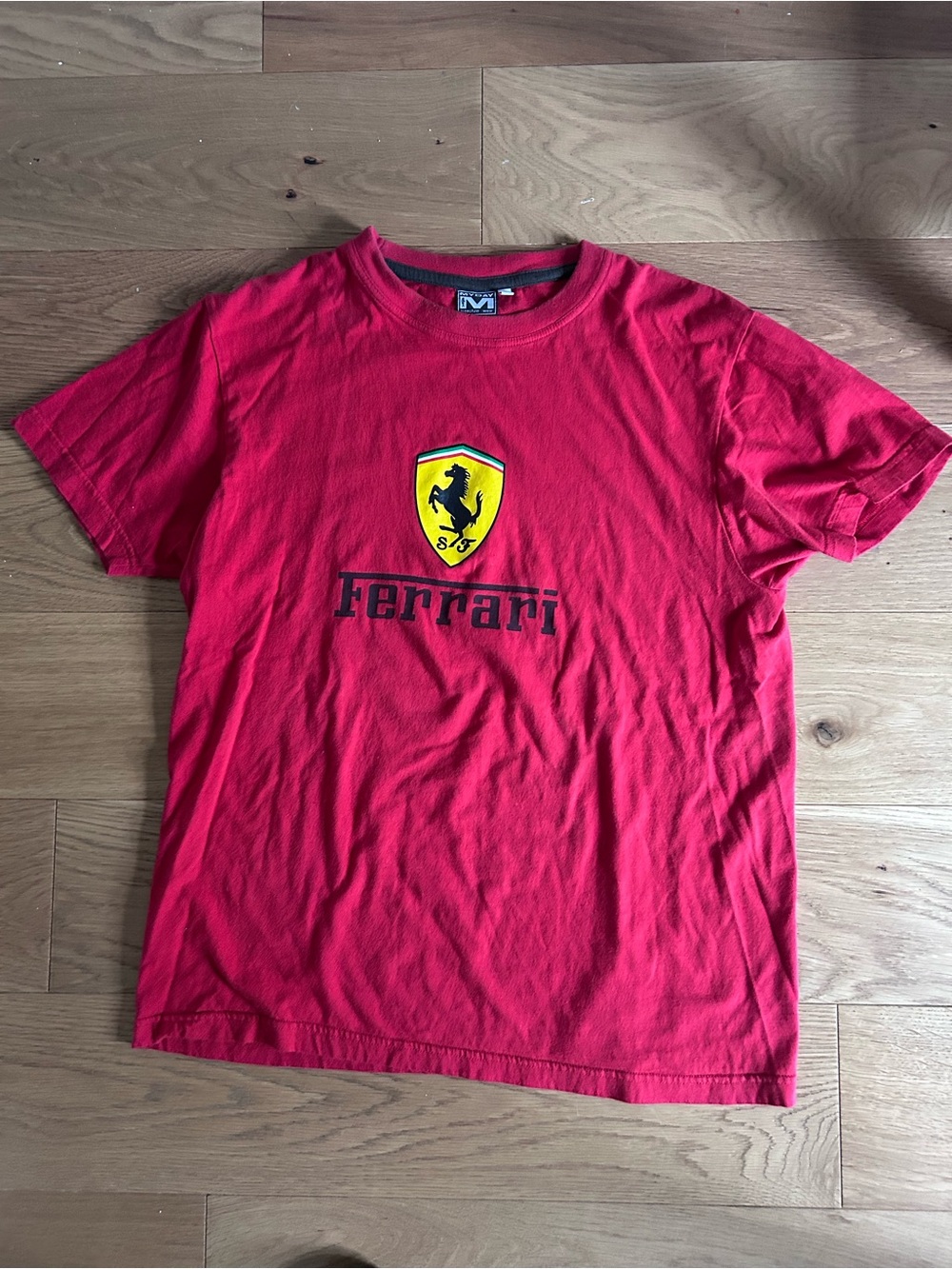 Ferrari Red Short Sleeve Logo T-Shirt